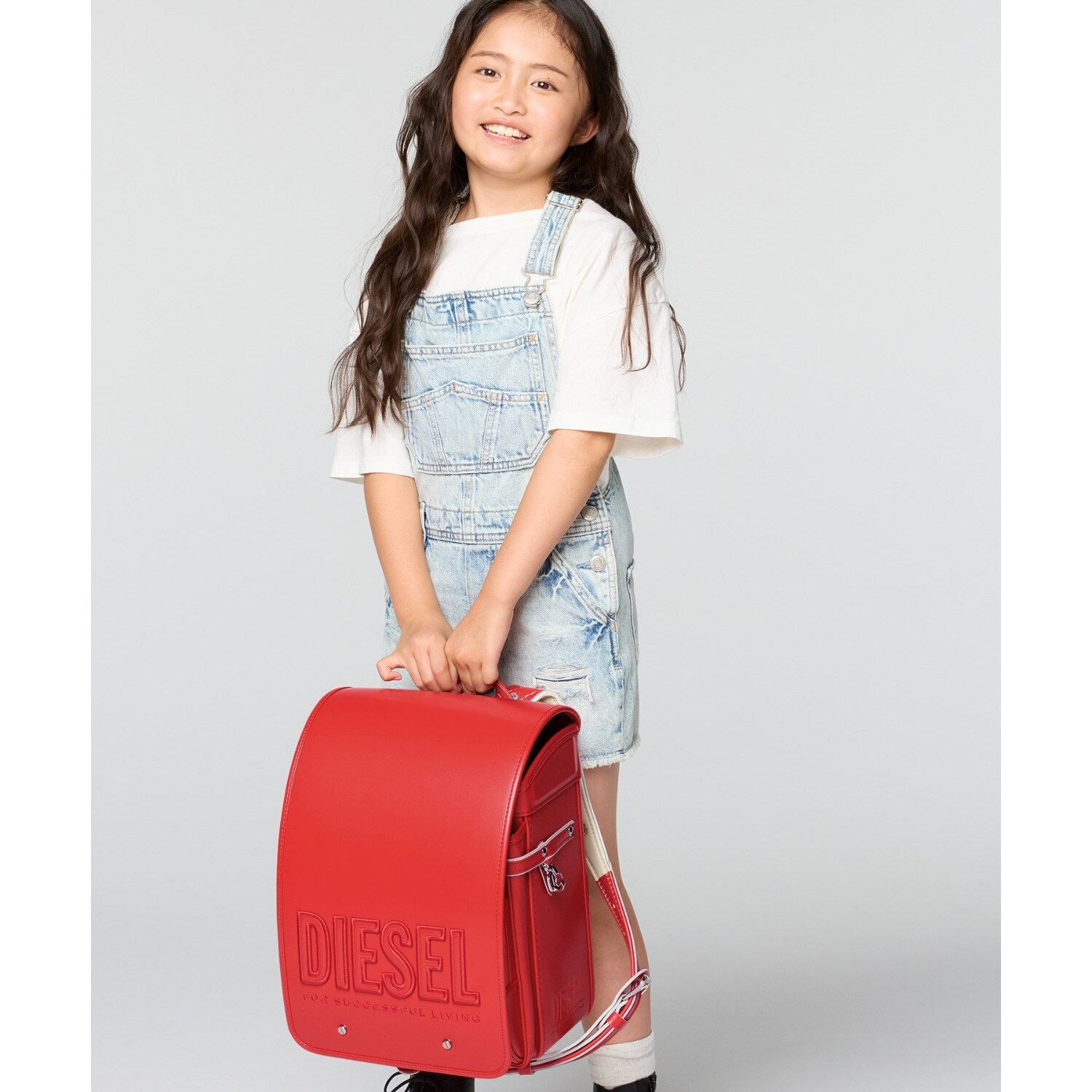 【DIESEL(ディーゼル)】EMBROIDERY DIESEL BISCOTTO LOGO(エンブロイダリー ディーゼル ビスコット ロゴ)ランドセル