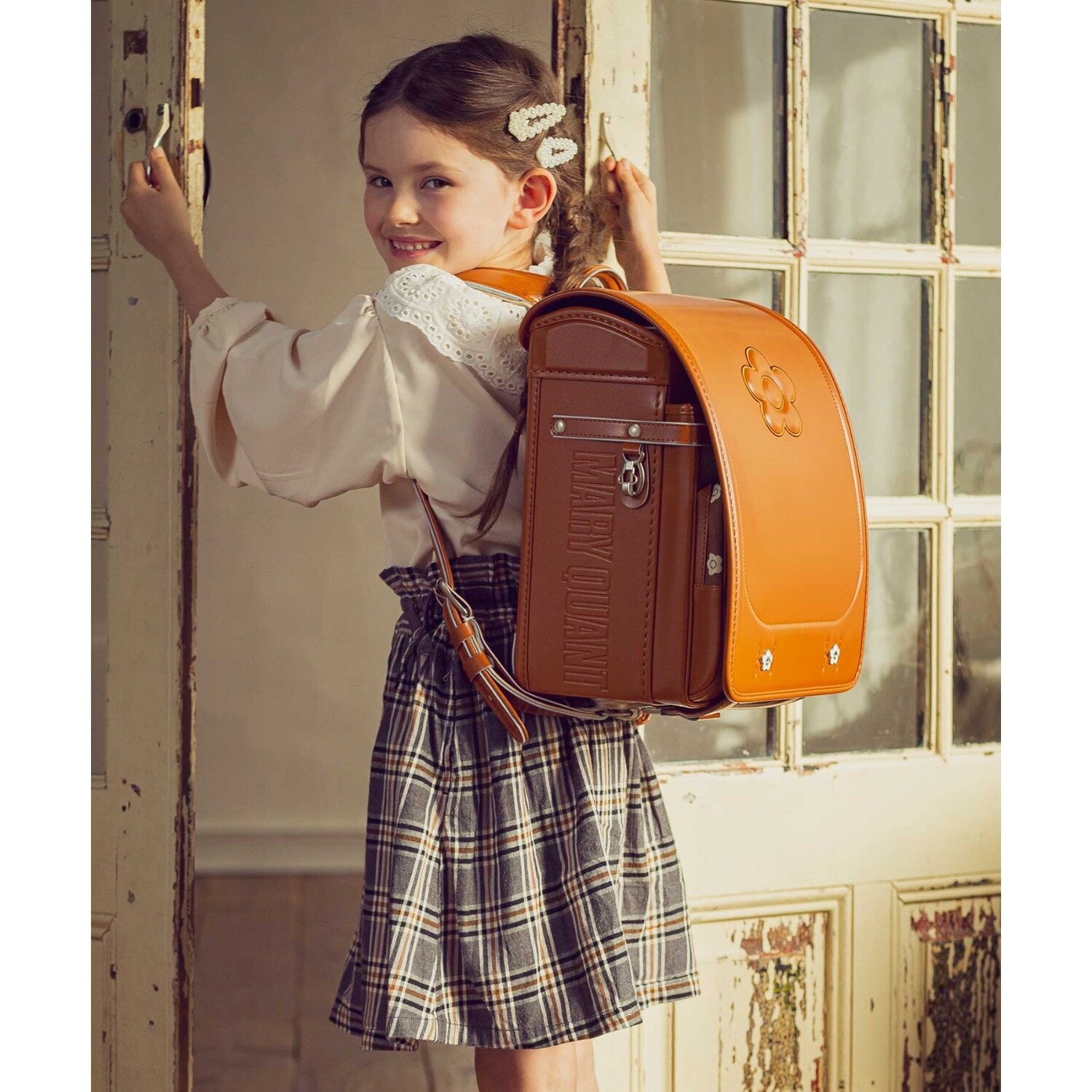 【MARY QUANT(マリークヮント)】エンボスデイジーランドセル