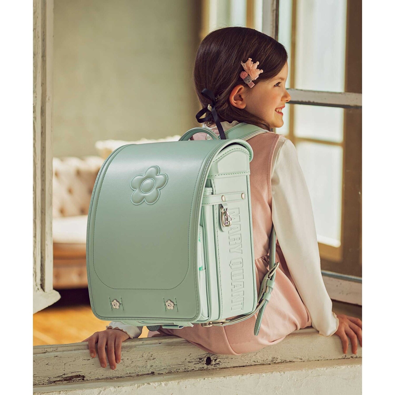 【MARY QUANT(マリークヮント)】エンボスデイジーランドセル