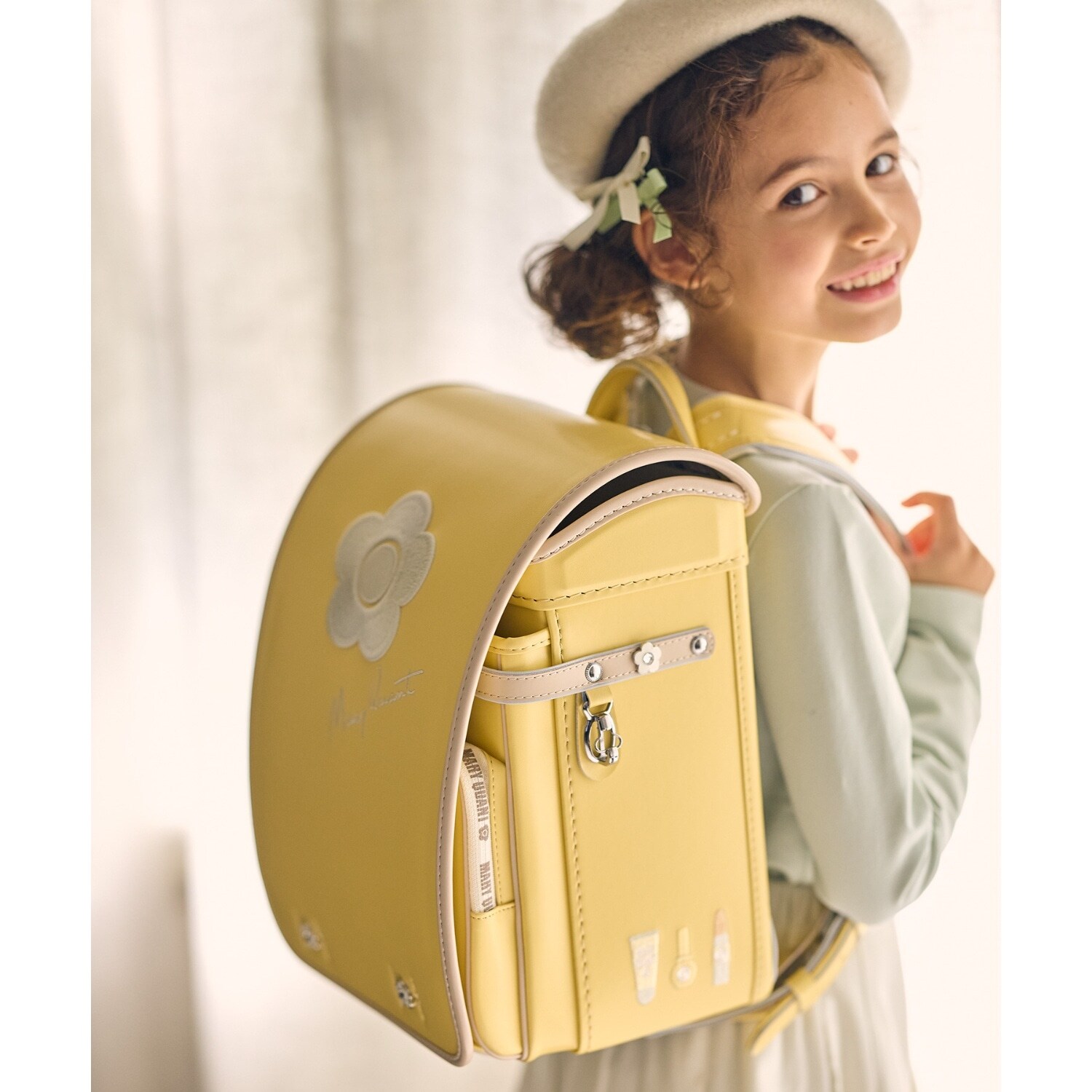 【MARY QUANT(マリークヮント)】エンブロイダリ―デイジーランドセル