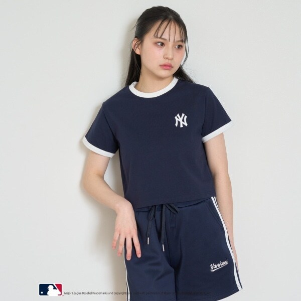 【LTXC】【MLB】【吸水速乾/さらさら】【綿100％】クロップドT