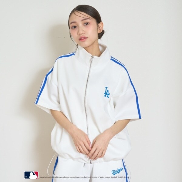 【LTXC】【MLB】【吸水速乾/さらさら】半袖トラックJK