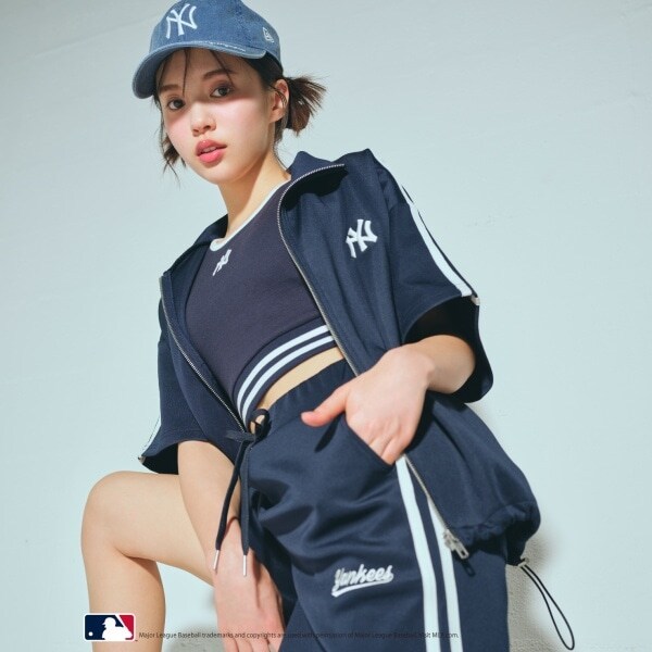 【LTXC】【MLB】【吸水速乾/さらさら】半袖トラックJK