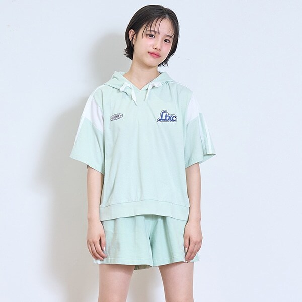 【LTXC】【GOODPRICE】【綿100％】ラインパーカセットアップ