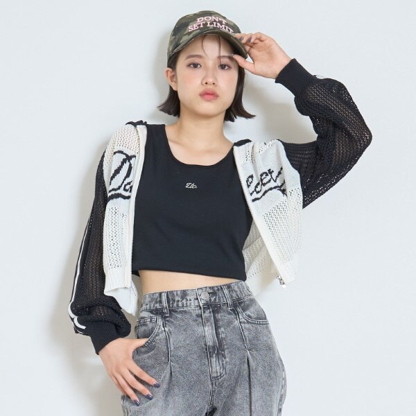 【LTXC】メッシュラグランZIPパーカ