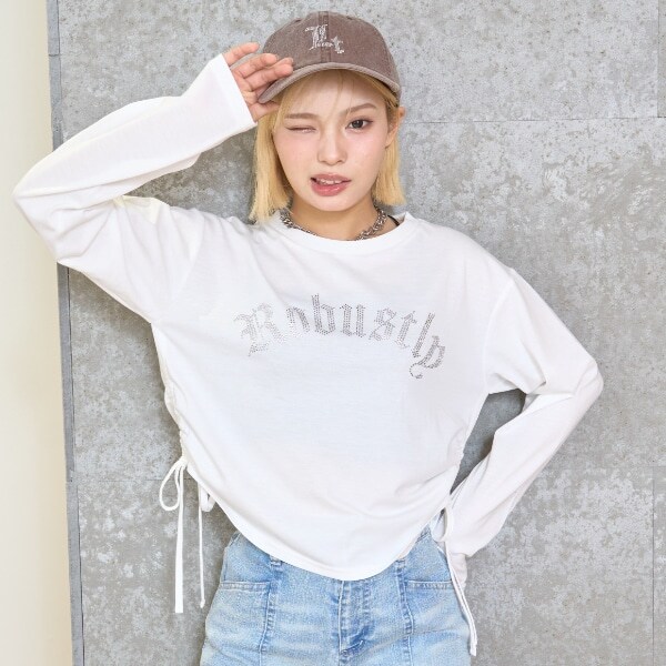 【LTXC/速乾】ラインストーンTシャツ