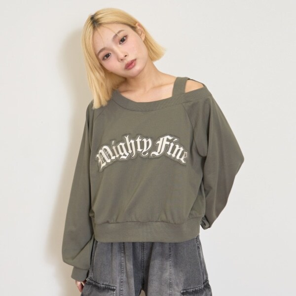 【LTXC】ワンショル長袖Tシャツ