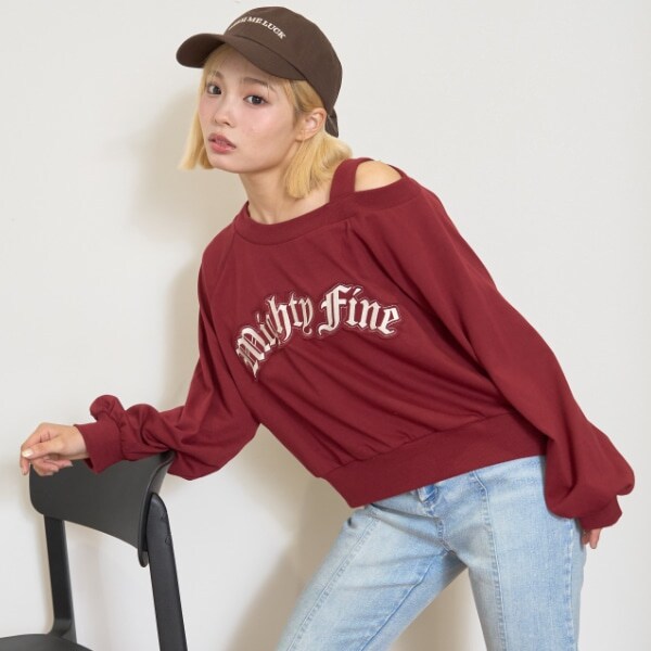 【LTXC】ワンショル長袖Tシャツ