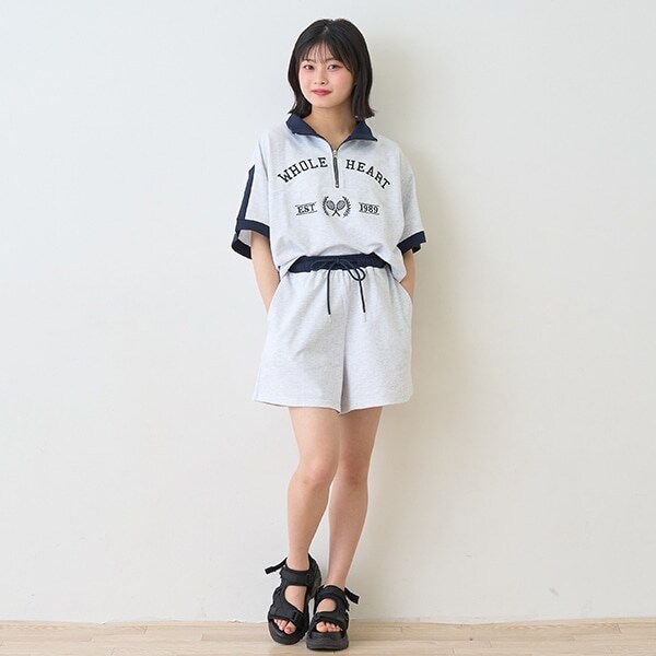 【LTXC】バイカラージップ セットアップ