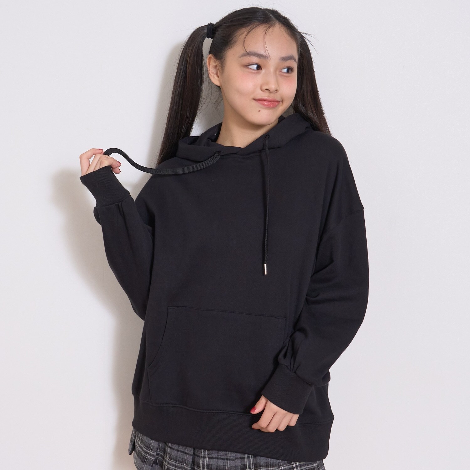 【裏起毛】綿100%プルパーカ