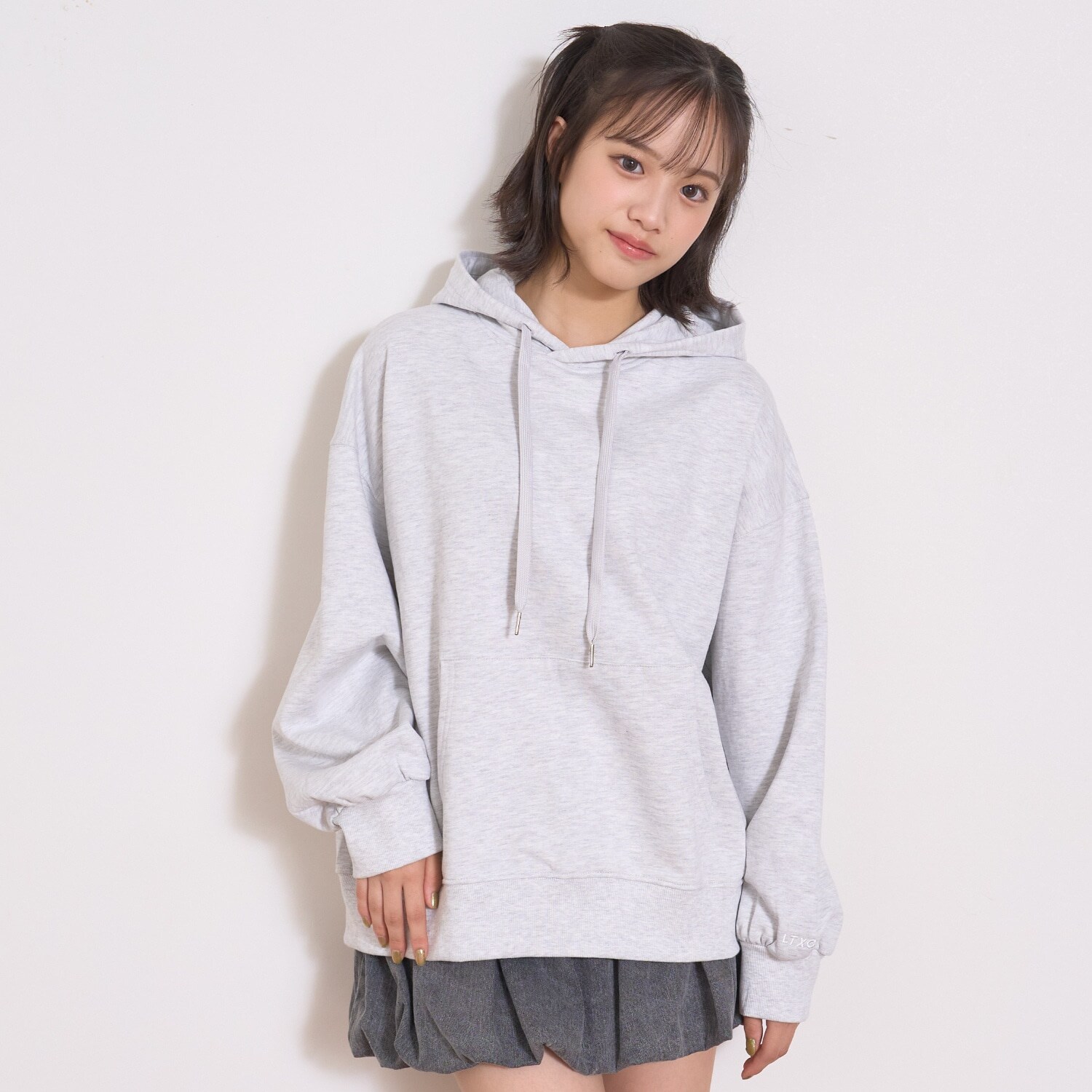 【裏起毛】綿100%プルパーカ