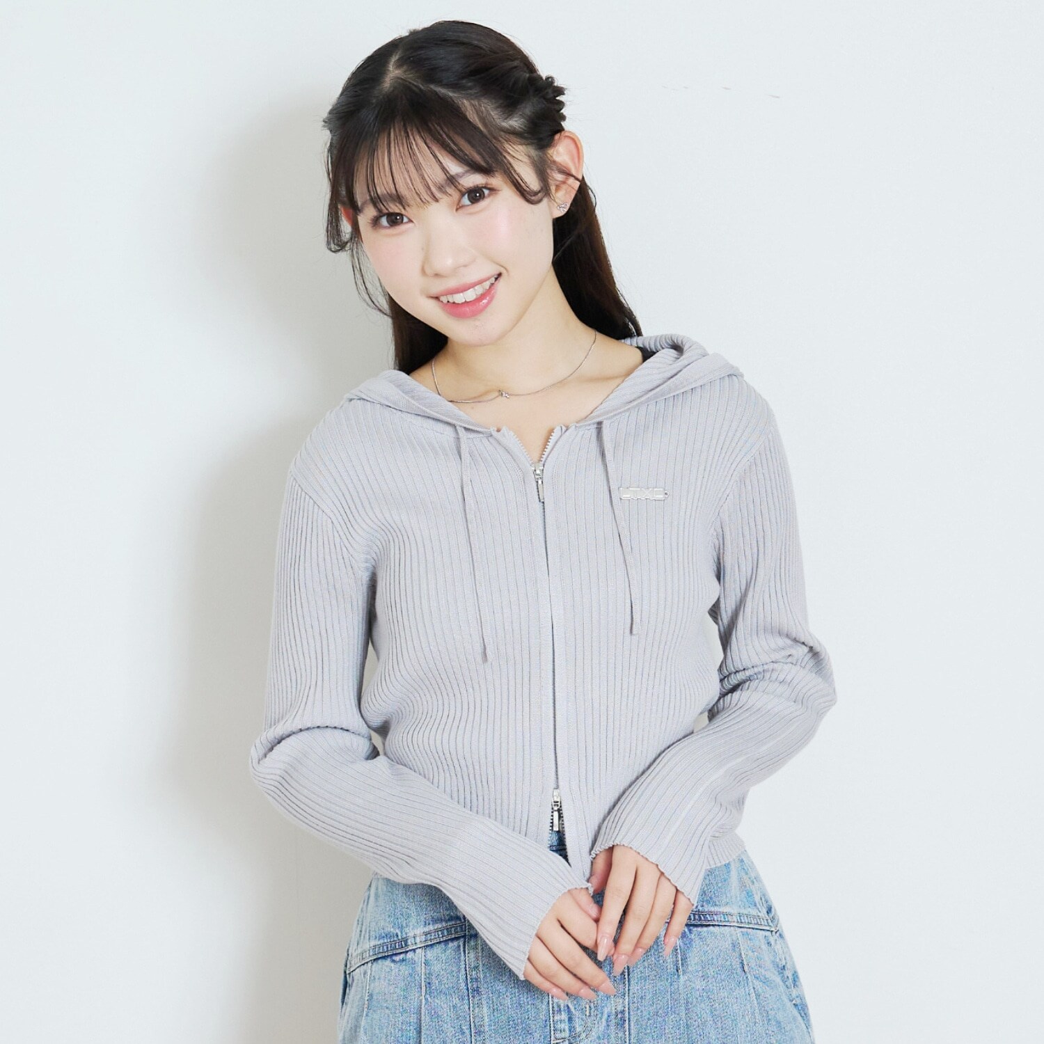 【LTXC】【アラエル】リブZIPパーカー