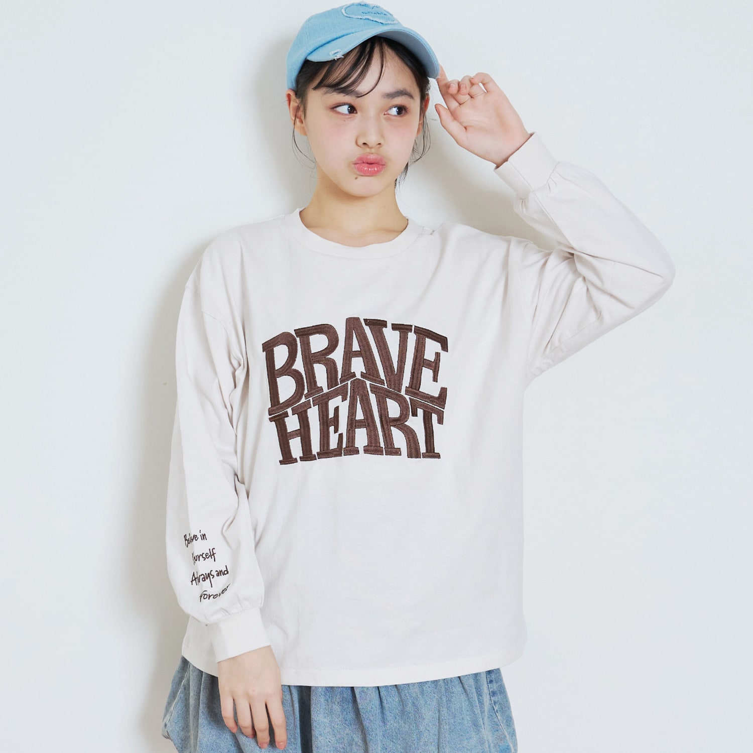 【GOODPRICE】【LTXC/綿100%】ビックロゴカラー長袖T