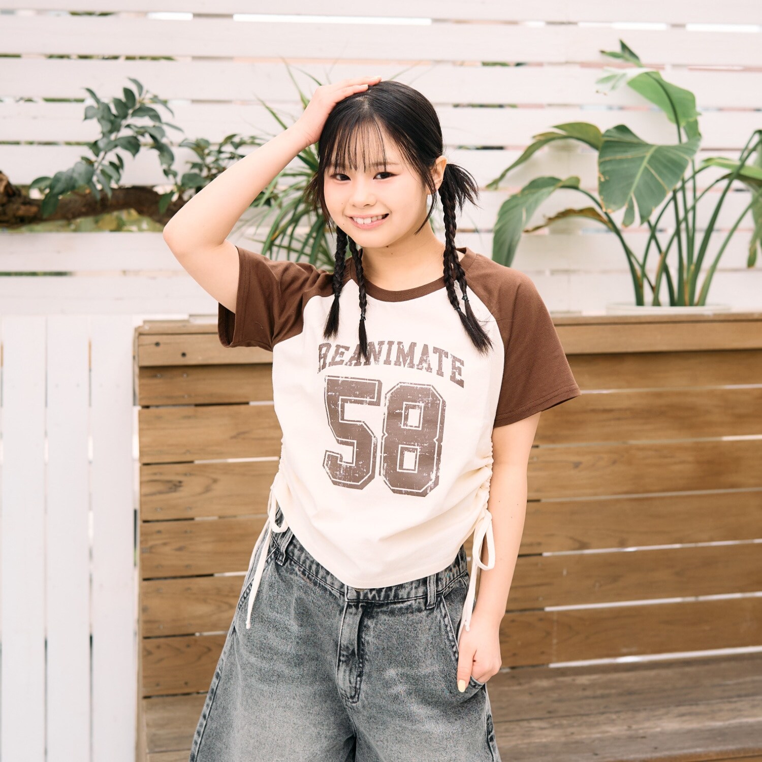 【LTXC/綿100%】ドロストナンバーラグラン半T