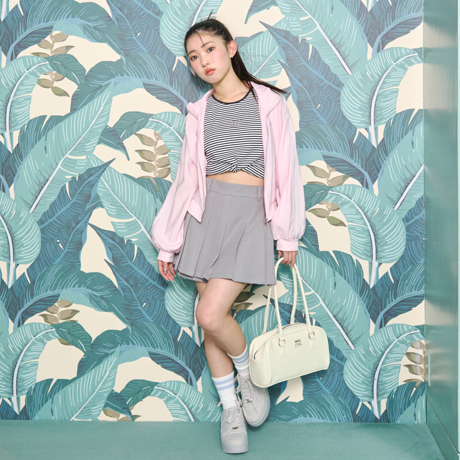 【LTXC】スクエアロングハンドルボストン