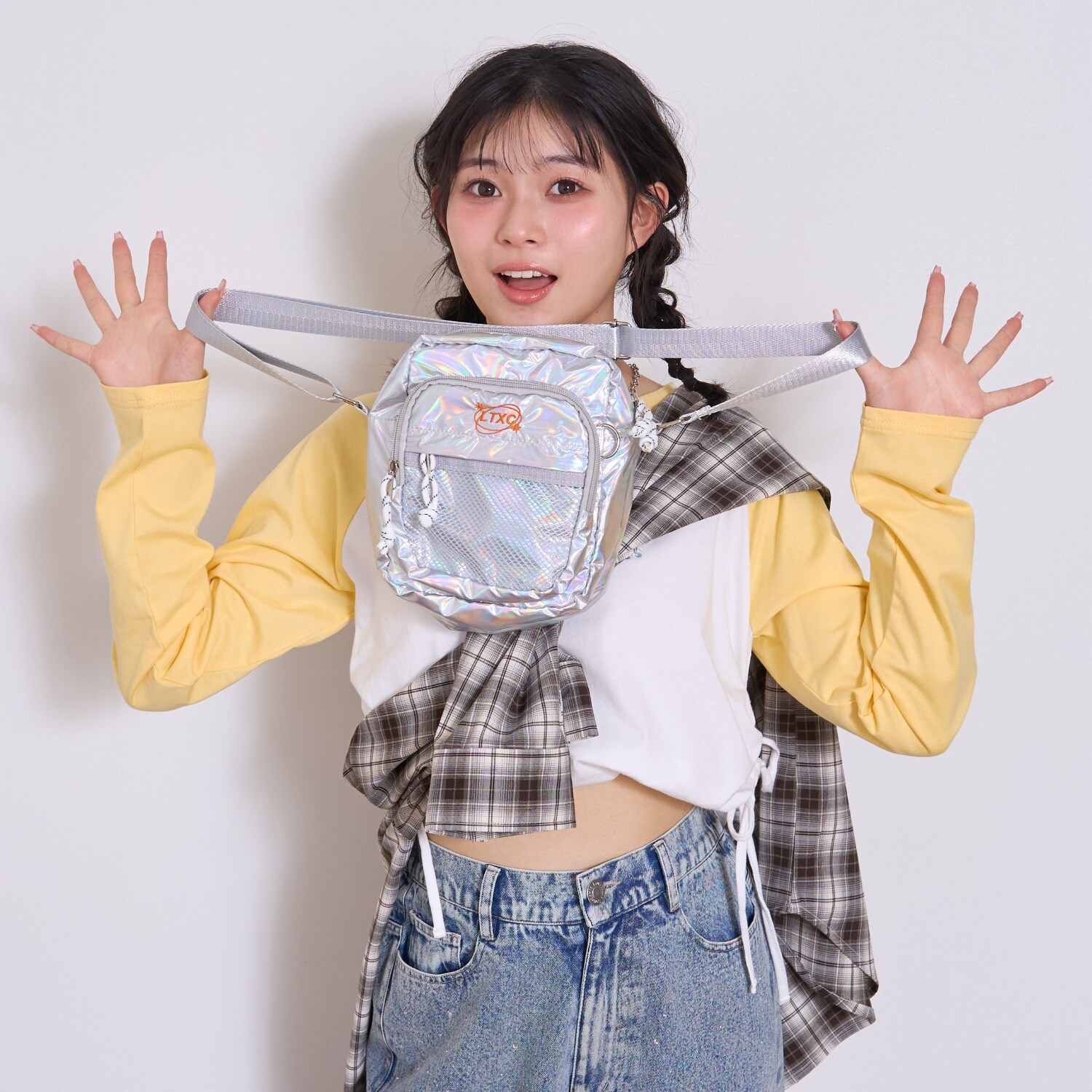 【LTXC】【ラク軽】メッシュポケットミニショルダー