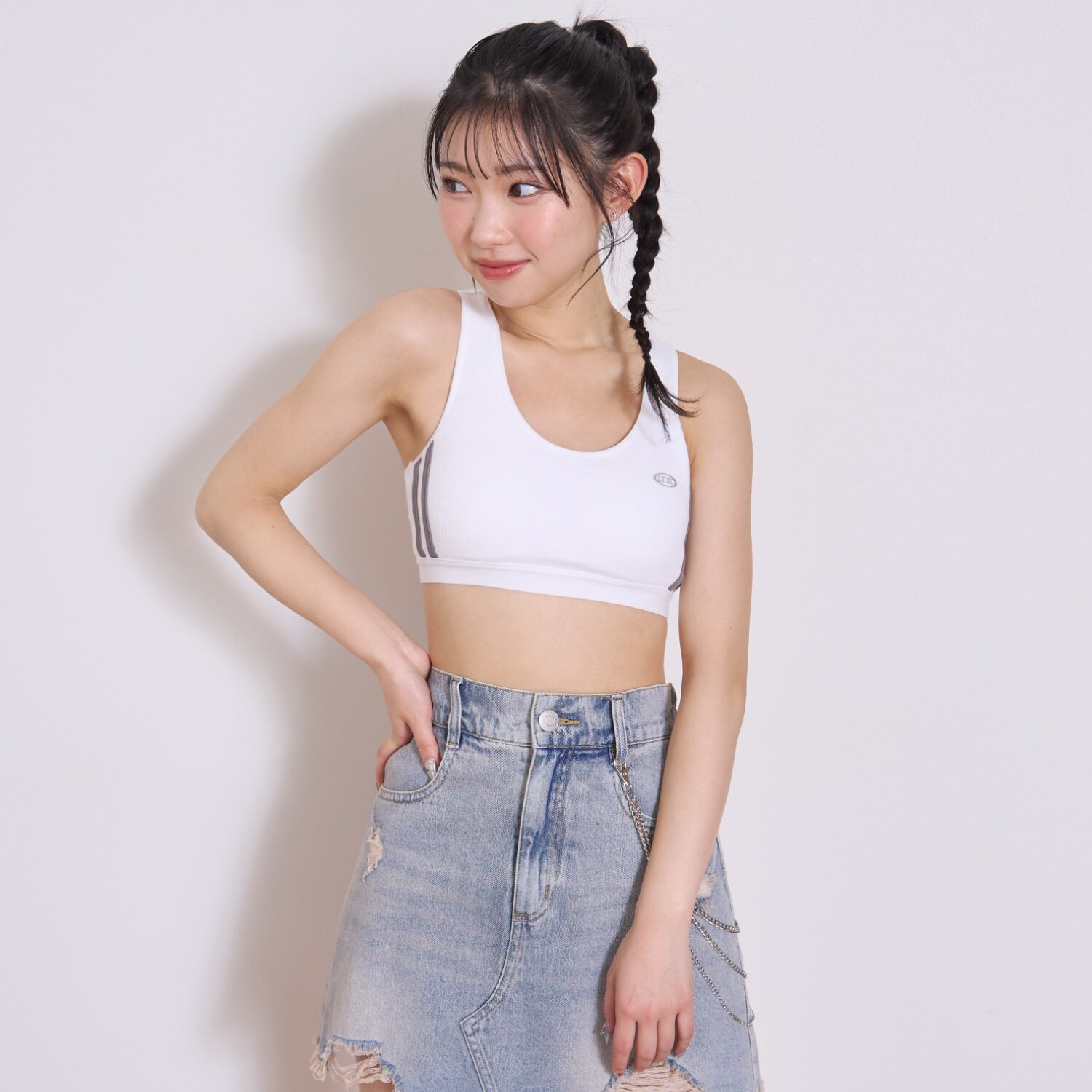 【LTXC】ラインハーフトップ