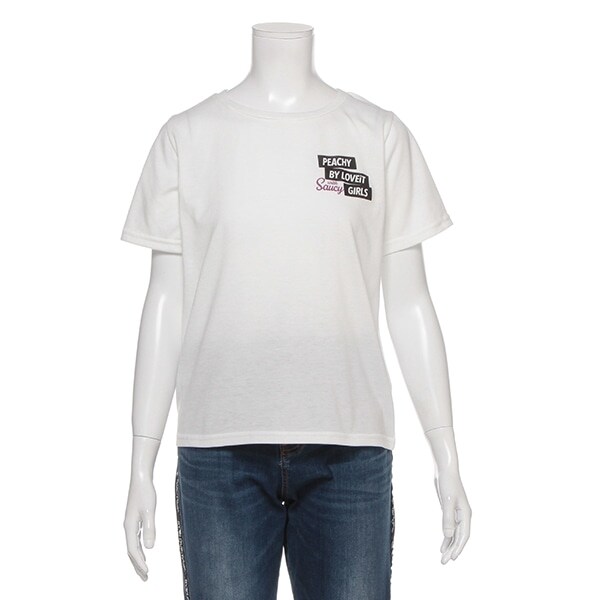 HEARTYバックプリントロゴTシャツ