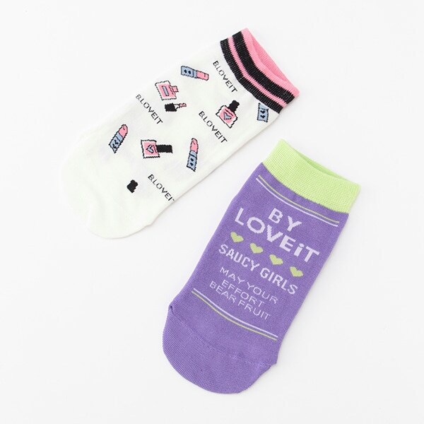 2Pスニーカーソックス【日本製】