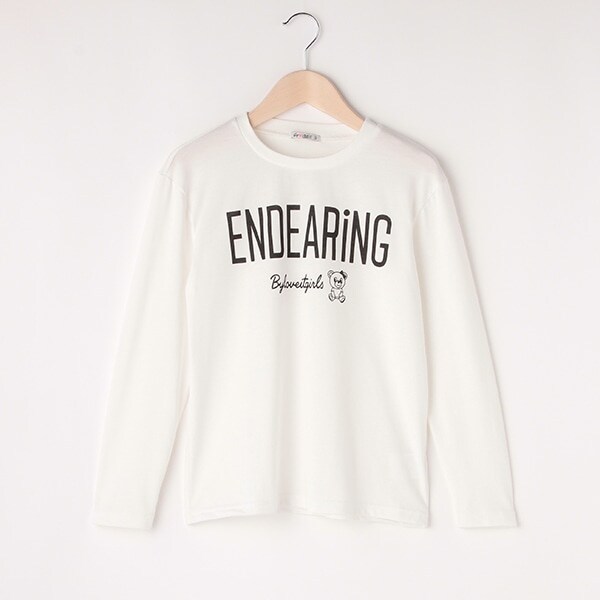 【プチプラ】ラビ子テキスト長袖Tシャツ