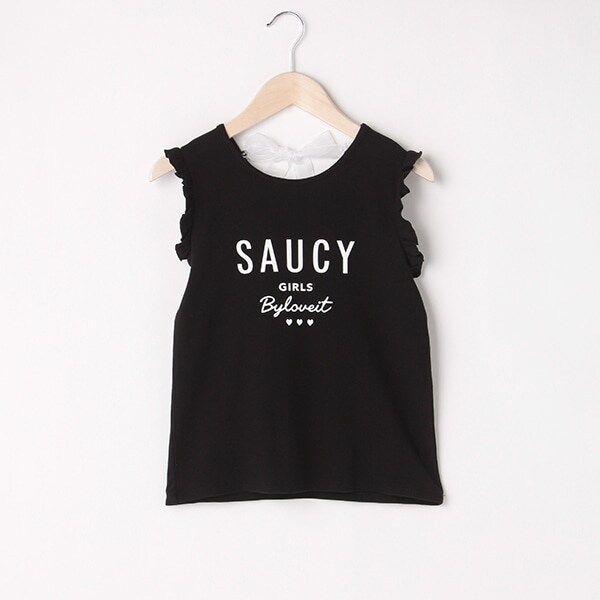 リボンつきノースリーブ