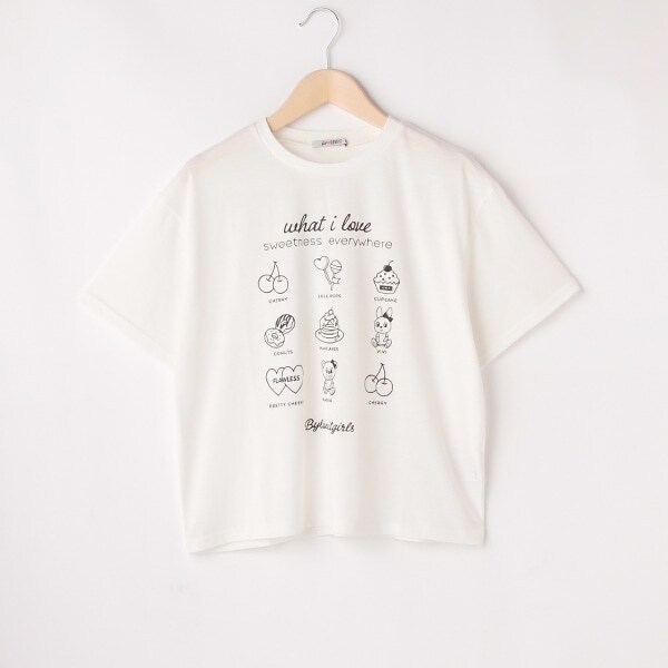 モチーフ半袖Tシャツ【PTPR】