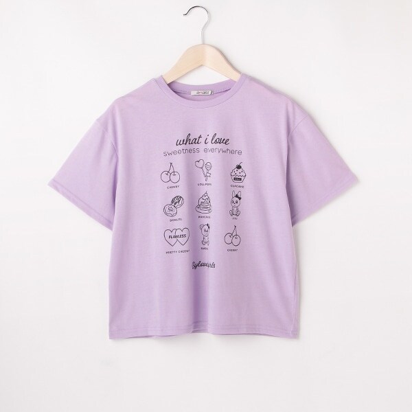 モチーフ半袖Tシャツ【PTPR】