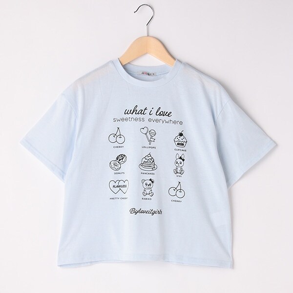 モチーフ半袖Tシャツ【PTPR】