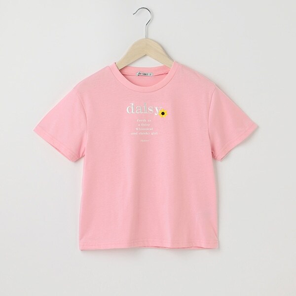 デイジーテキストTシャツ