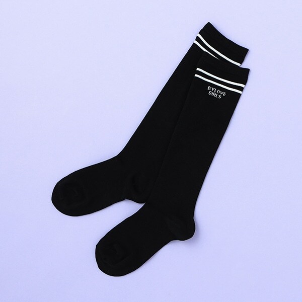 ロゴラインハイソックス【日本製】