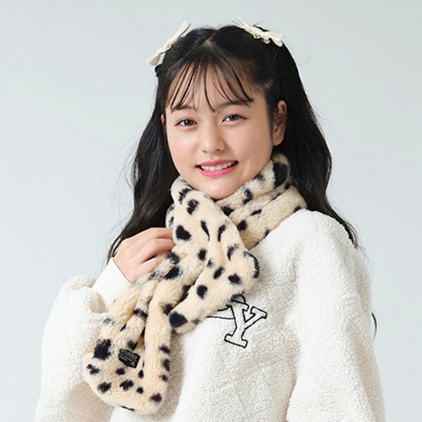 アニマル柄マフラー