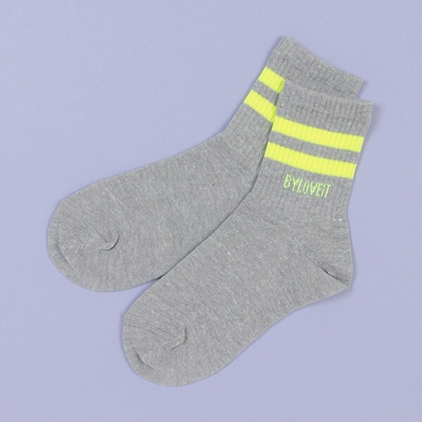 ラインクルーソックス