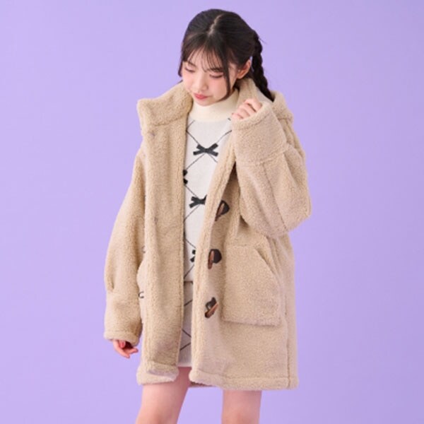 2WAYダッフルコート