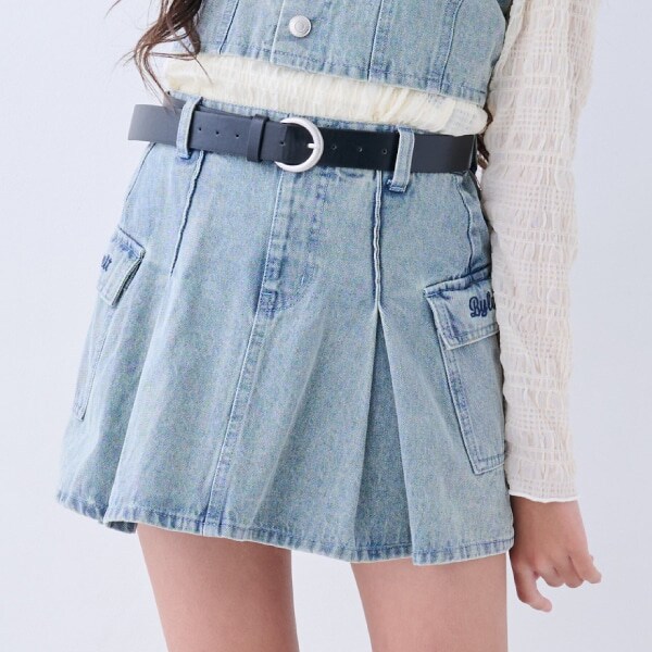 【ニコ☆プチ掲載】ベルトつきカーゴスカート