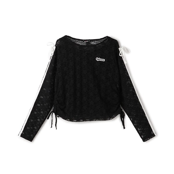 【ニコ☆プチ掲載】WリボンレースTシャツセット