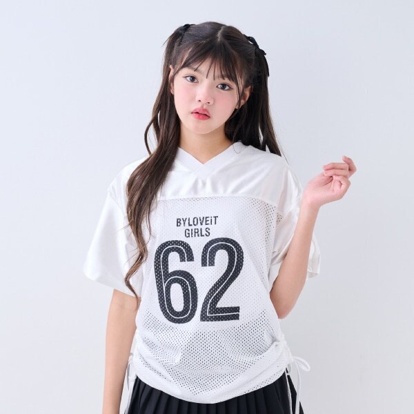 【ニコ☆プチ・Cuugal掲載】ガーリーナンバーTシャツ