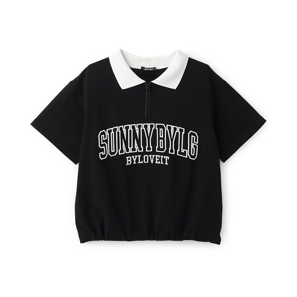 ハーフジッププルオーバー