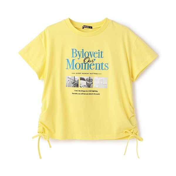 【大好評につき再入荷】【ニコ☆プチ掲載】フォトプリントフレンチTシャツ