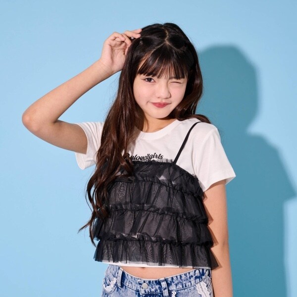 2WAYビスチェつきTシャツ