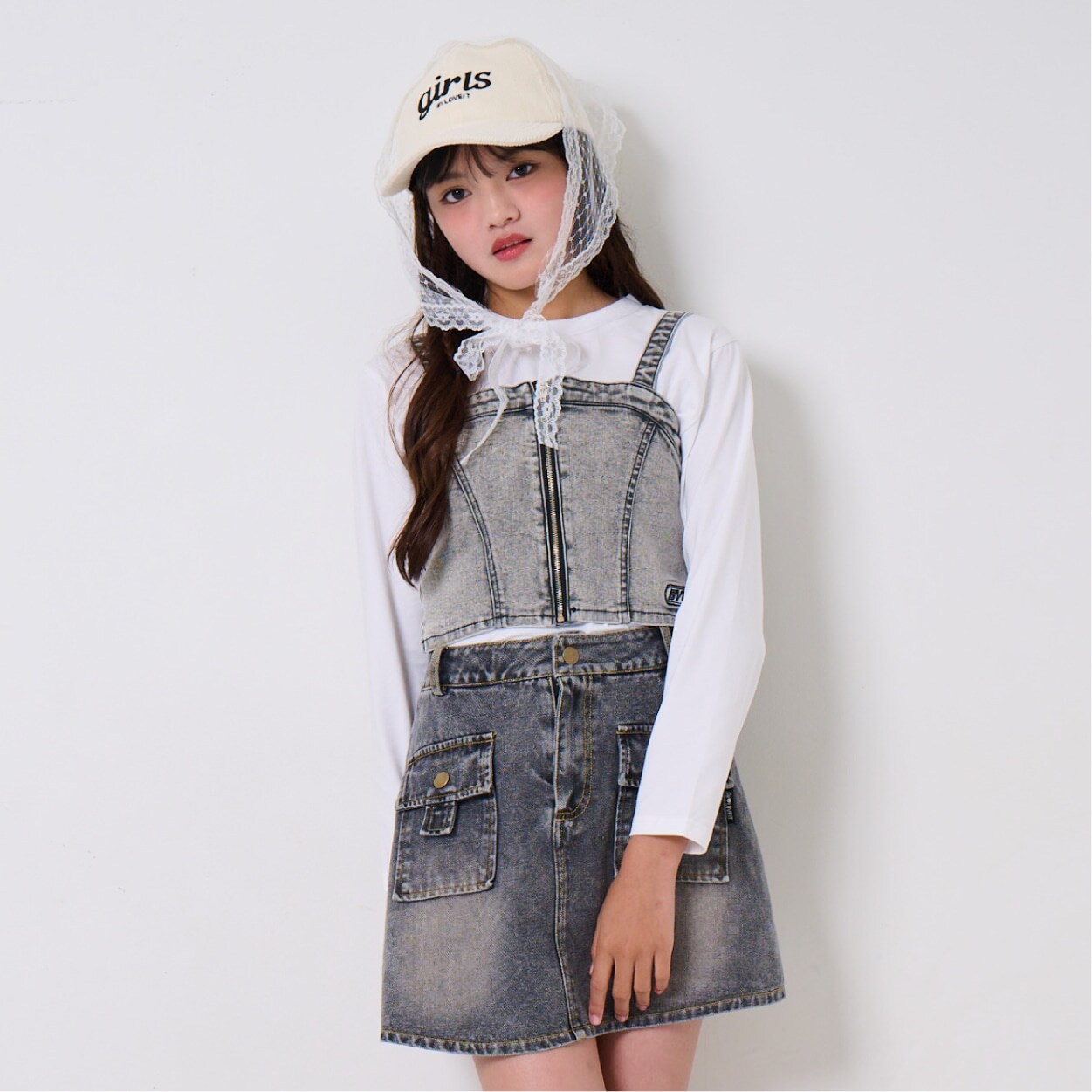 デニムビスチェ