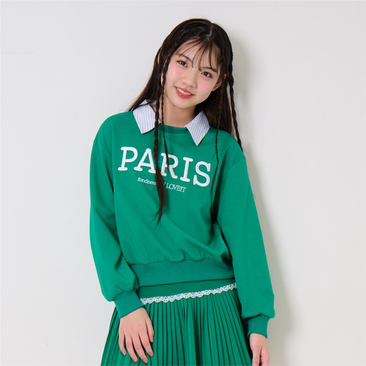 【WEB限定】衿つきプルオーバー