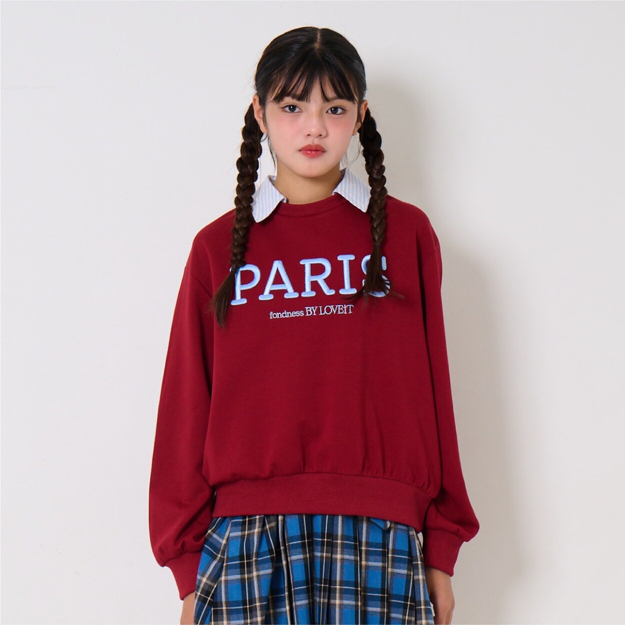 【WEB限定】衿つきプルオーバー