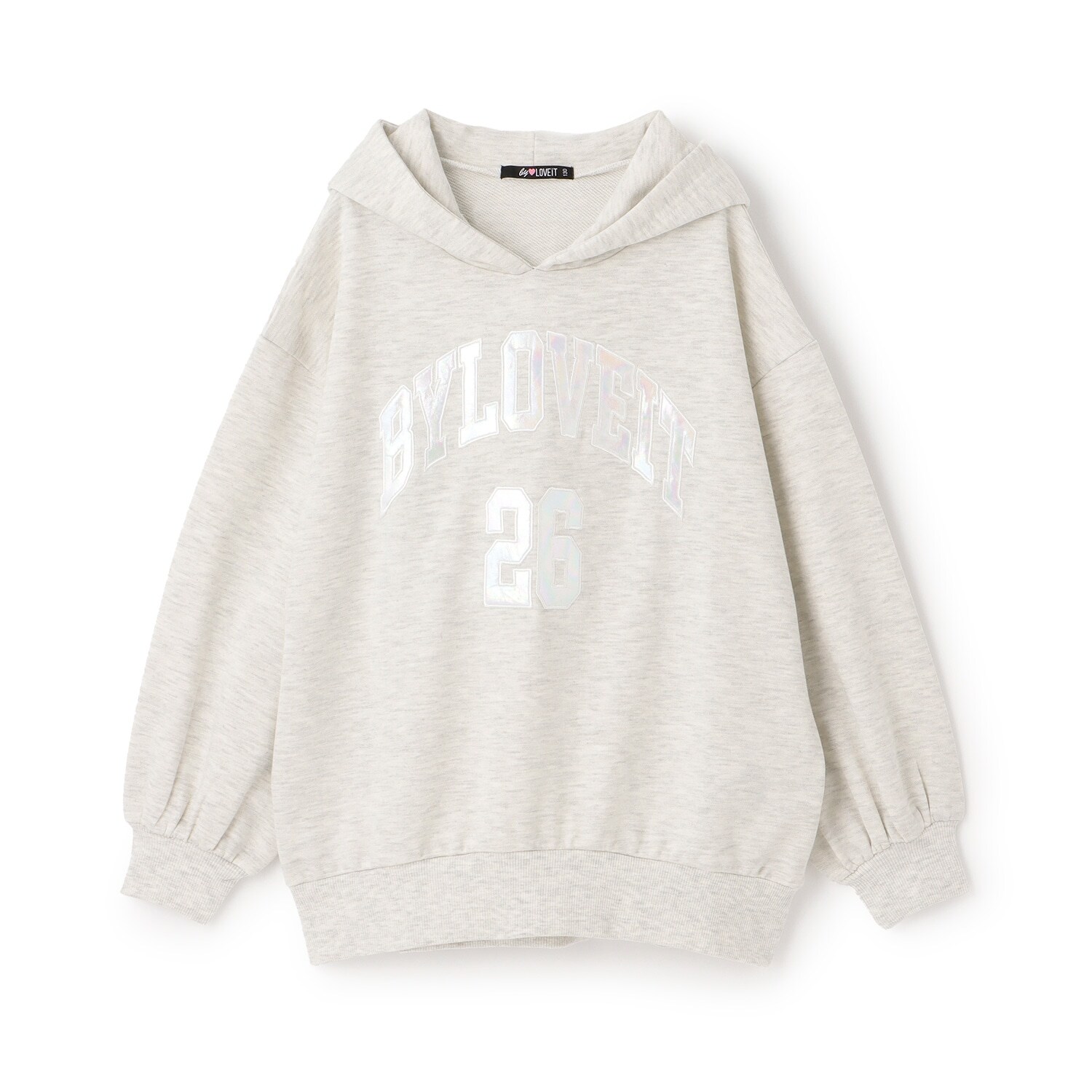 オーロラパッチロングフーディ