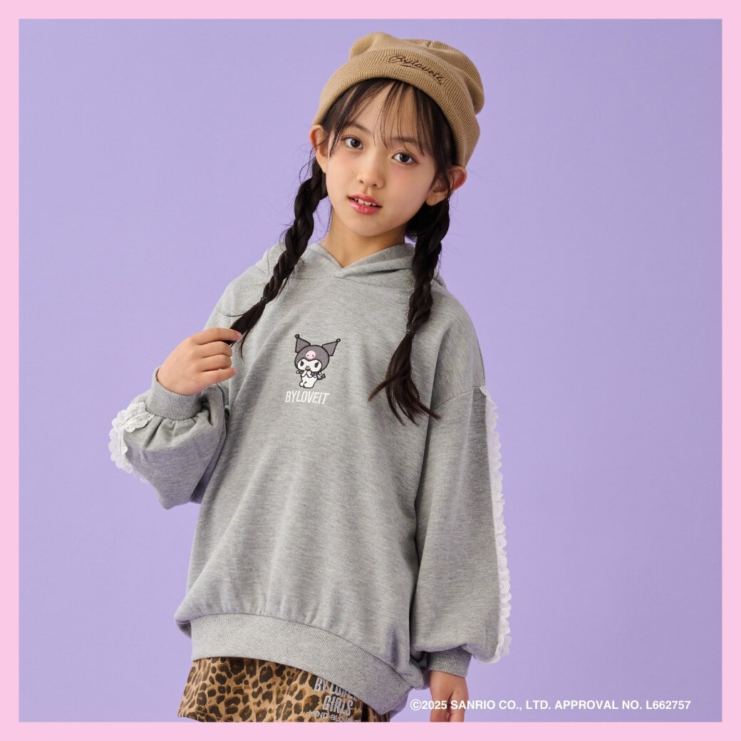 【クロミ】裏毛パーカー