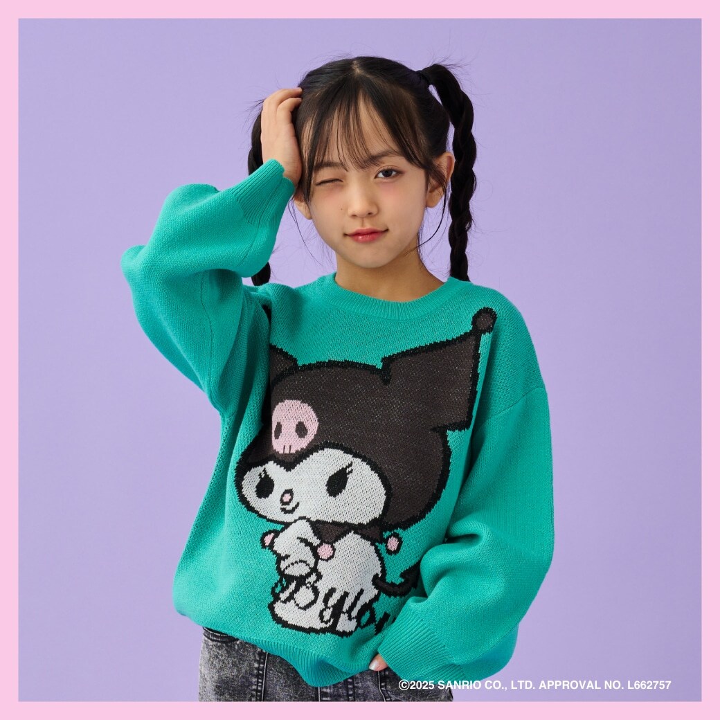 【クロミ】ジャカードニットプルオーバー