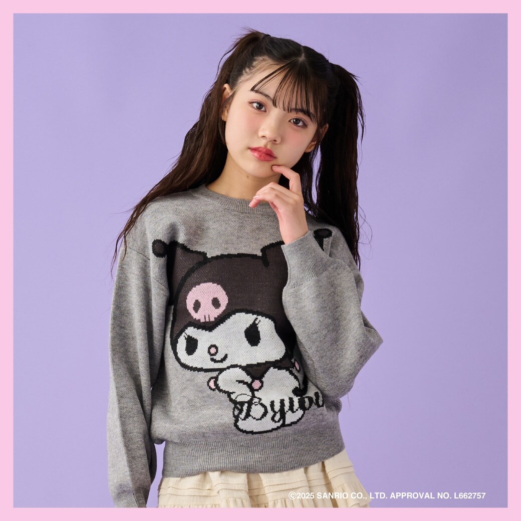 【クロミ】ジャカードニットプルオーバー