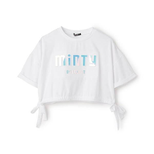 【Cuugal8月号掲載】【接触冷感】エンボスドロストTシャツ