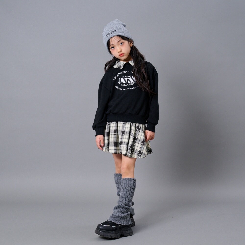 【WEB限定】衿つきプルオーバーセットアップ