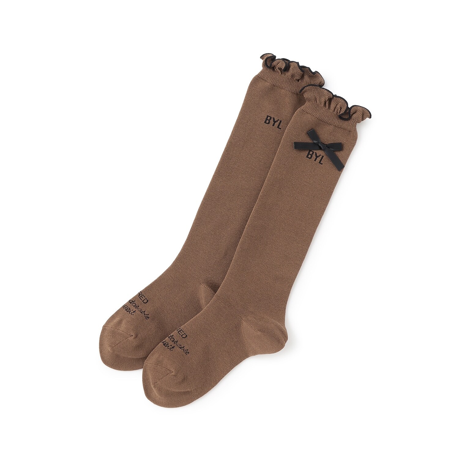 リボンつきハイソックス