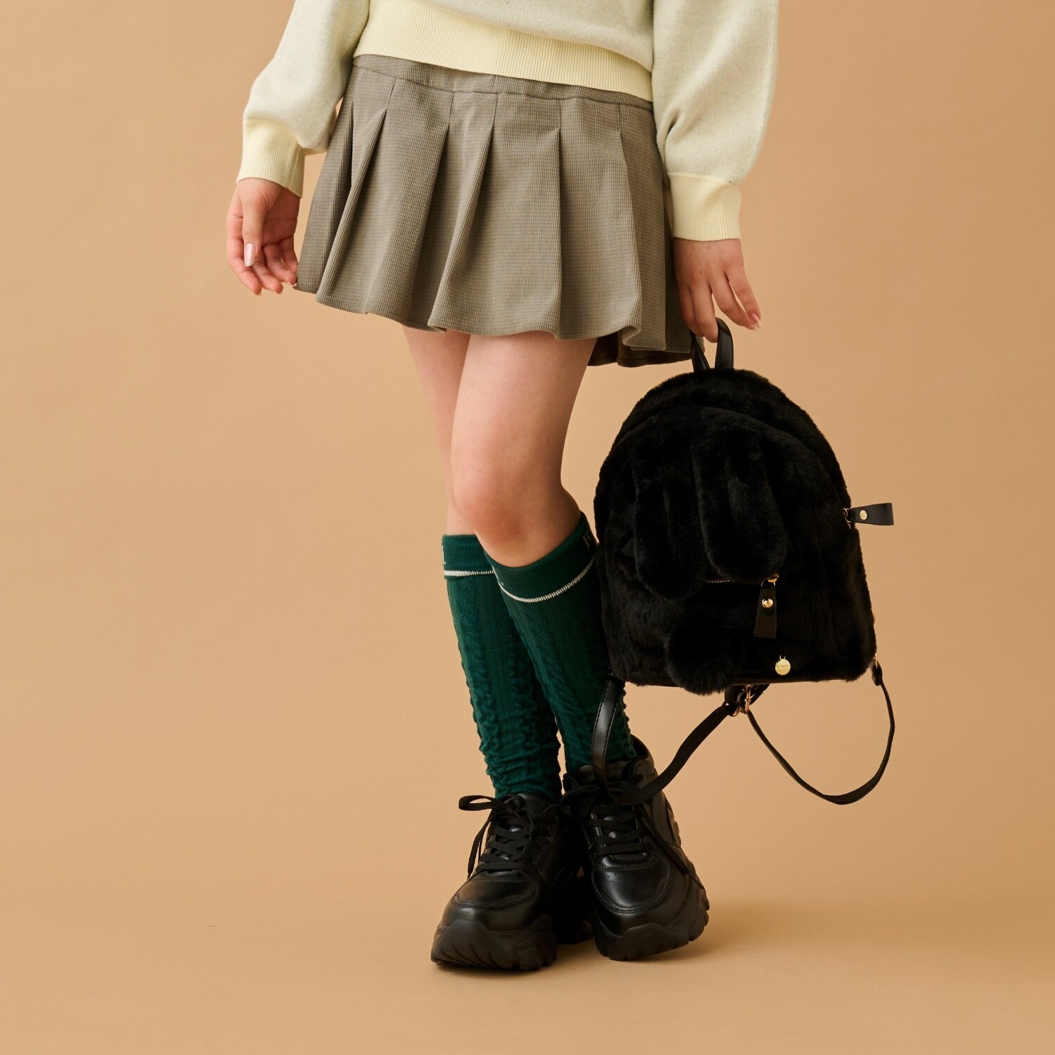 タックティアードスカート